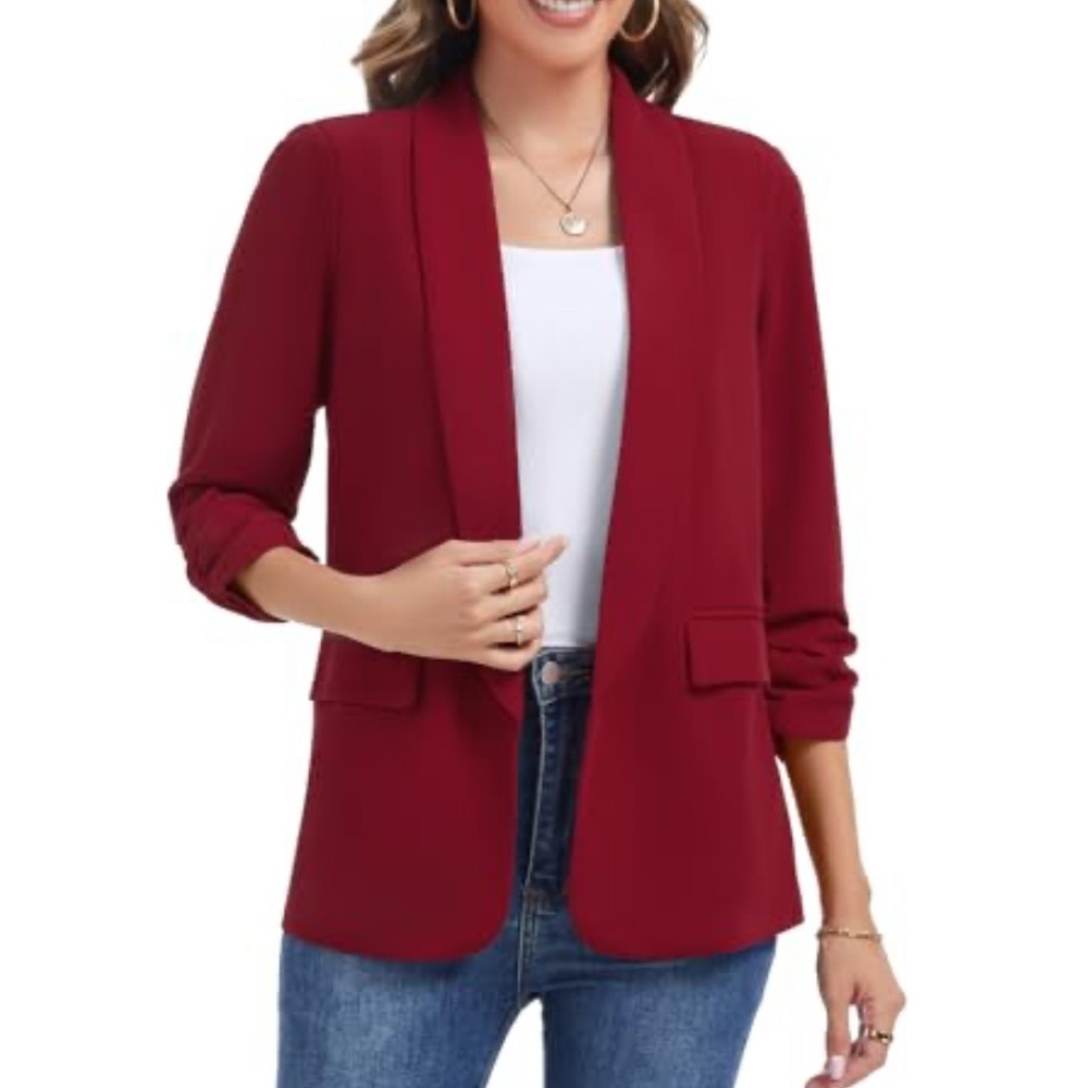 Express Deep Red Women's Blazer